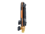 Kit Smart Vide Testo 557s avec flexibles - Manifold électronique intelligent avec sondes de vide et température à pince sans filet jeu de 4 flexibles