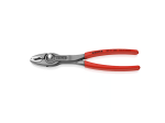 Pince multiprise frontale et latérale Twingrip 200mm - Gainage PVC - Tête polie - KNIPEX