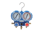 Manomètres 2 voies avec 3  flexibles  - R32, R134a, R407C, R410A - VALUE