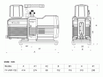 Pompe à vide double étage INVERTER 420 L/min / VALUE