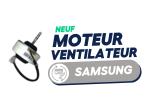 SAMSUNG - Moteur ventilateur pour AR24NSPXBWKXEU / AR12NXPXBWKN / AR07HSSDBWKN / AR12KSWBWKNET / AR12HSFSAWKN (neuf)