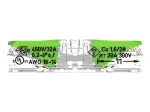 Borne à leviers Inline 2 conducteurs (60p) - WAGO
