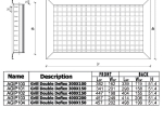 Grille de soufflage double déflexion 400x200mm- Blanc