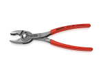 Pince multiprise frontale et latérale Twingrip 200mm - Gainage PVC - Tête polie - KNIPEX