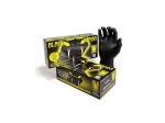 Gants jetable nitrile ultra résistant - Boîte de 100 gants noir - Taille L / BLK120 - BLACKMAMBA