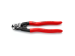 Coupe-câbles acier 190mm - Ø2,5-4-5-7mm - Gainage PVC - KNIPEX