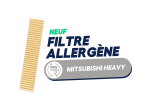 Filtre allergène RKT437A801D - MITSUBISHI HEAVY - SRK50ZS-WF (neuf)