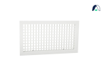 Grille de soufflage double déflexion 400x200mm- Blanc