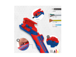 Outil à dénuder ERGOSTRIP® PV - 135mm - Spécial câbles photovoltaïques 4 / 6mm² - KNIPEX