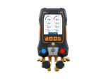 testo 558s kit Smart Vide - Manifold électronique intelligent avec sondes de température et de vide sans fil et jeu de 4 flexibles - TESTO