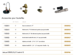Adaptateur pour bouteille R32 5/16-1/4
