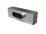 Diffuseur linéaire triple fentes RAL9016 & plénum acier isolé extra-plat 600X150 (piquage 200mm) - BAILLINDUSTRIE