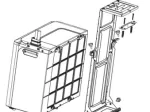 Support balustrade et fenêtre de toit pour climatiseur mobile split COOLEO SPLIT - TEDDINGTON