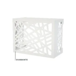 Cache clim acier galvanisé model Diamante Taille XL - blanc - ASPEN PUMPS