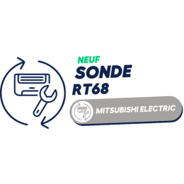 Sonde RT68 (OUTDOOR H/E TEMP.THERMIST) - pour SUZKA35VA2TH /  SUZ-KA25VA2.TH / MUZ-EF42VE-E2/E5/ MUZ-HJ50VA-E1 -MUZ-EF35VE-E3- MITSUBISHI ELECTRIC