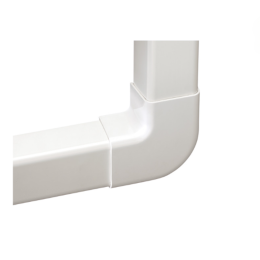 Angle plat blanc 80x60 (carton de 8 pièces)