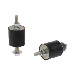 Amortisseurs cylindriques M8 40x40mm 80kg/amort (sachet x4) - VECAMCO