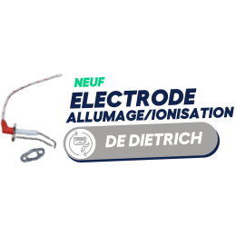 DE DIETRICH - S100890 Electrode allumage / ionisation (vis et joint) (neuf)