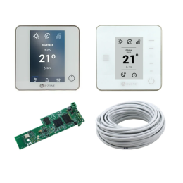 Pack Thermostats BluEZero (1) Think Radio Blancs (4) + Webserver Cloud Wifi + Câble bus - AIRZONE