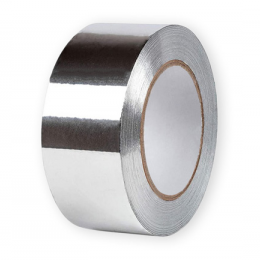 Ruban adhésif Aluminium de 40 µ d'épaisseur 50 mm de large et 50 mètres de long