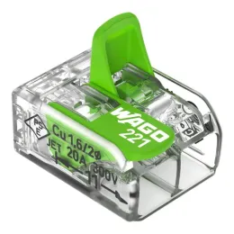 Borne de raccordement compact 2 conducteurs (100p) - WAGO