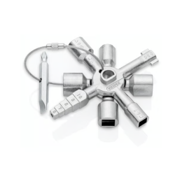 Clé universelle pour armoires de commande et systèmes de fermeture standard 92 mm - KNIPEX