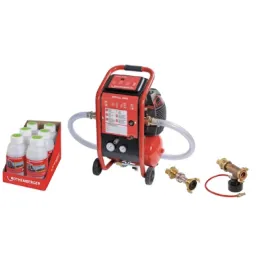 Pack désembouage ROPULS eDM connecté + injecteur ROCLEAN + réducteur 2 bars + 6 détergents planchers chauffants - ROTHENBERGER