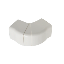 Angle plat réglable 110x75mm Blanc (carton de 4 pièces)