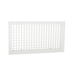 Grille de soufflage double déflexion 400x150mm- Blanc