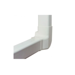 Angle vertical gauche 80x60mm Blanc (4 pcs) - IMPERIALE