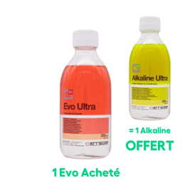 1 EVO ULTRA acheté = 1 ALKALINE ULTRA offert ! Nettoyant puissant pour évaporateur - ERRECOM/LINSTRUMENT (Flacon 250ml)