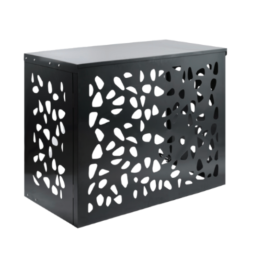 Cache climatisation acier gris - Taille M