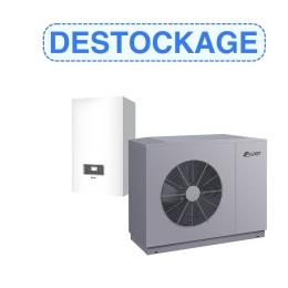 Intuis Thermodynamique - PAC Air/Eau HTi70 14kW monophasé + Pilote Primo, monobloc, Hte T°C - R290 - INTUIS