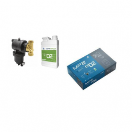 Kit Filtre magnétique PAC MP2 1''+ Nettoyant CT02  (réseaux, tuyauterie, canalisation, pompe à chaleur) RBM