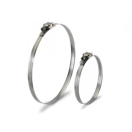 ACOCLIP Collier de serrage Inox avec tête  basculante Ø 60-215 x10p - ACOMAT