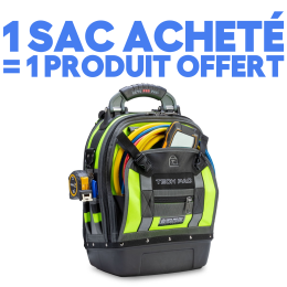 Pro Pac Sac à dos à outils Tech Pac Jaune Haute Visibilité - VETO