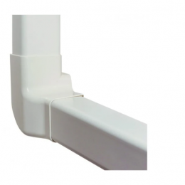 Angle vertical gauche 80x60 blanc (carton de 4 pièces)