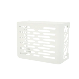 Cache climatisation en acier galvanisé model Ambra Taille  S - blanc - ASPEN PUMPS