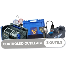 Forfait de vérification d'outillage frigoriste - 3 outils  (toutes marques)