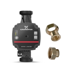Circulateur de chauffage Grundfos ALPHA1 L 25-40 180 + raccord union Fonte G 1" 1/2-1" F