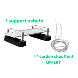 Kit Support Pompe à Chaleur - BIG FOOT SYSTEMS + Cordon chauffant 2 mètres TEDDINGTON OFFERT / B2075