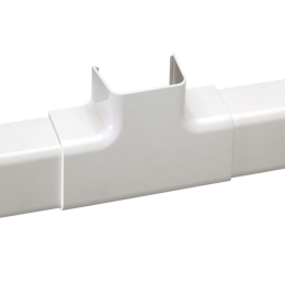 Té d'intersection pour goulotte 110x75 ivoire (carton de 2pcs) - IMPERIALE