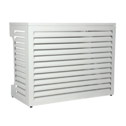 Cache climatisation aluminium blanc - Taille XL
