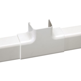 Té d'intersection pour goulotte 80x60 ivoire (4pcs) - IMPERIALE