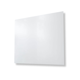 Collecteur de reprise CONFORT WHITE pour plénum de 600x600 mm avec enjoliveur en PVC blanc satiné de 760x760 mm - filtre inclus