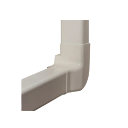 Angle vertical gauche 80x60mm Ivoire (4 pcs) - IMPERIALE
