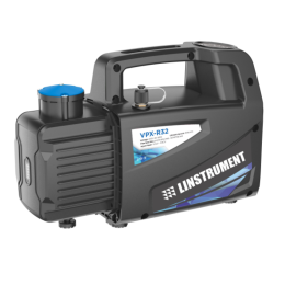 Pompe à vide double étage 170 L/M + vacuomètre et électrovanne - LINSTRUMENT