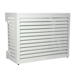 Cache climatisation aluminium blanc - Taille XL