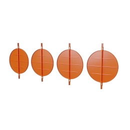 LOT - 4 volets de réglage de débit d'air diamètre 250 mm - BAILLINDUSTRIE