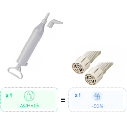 Pack : 1 Pompe manuelle achetée = 1 capuchon à - 50%